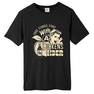 Hard Dickens Cider Girl Whiskey And Beer Apple Humor Tall Fusion ChromaSoft Performance T-Shirt