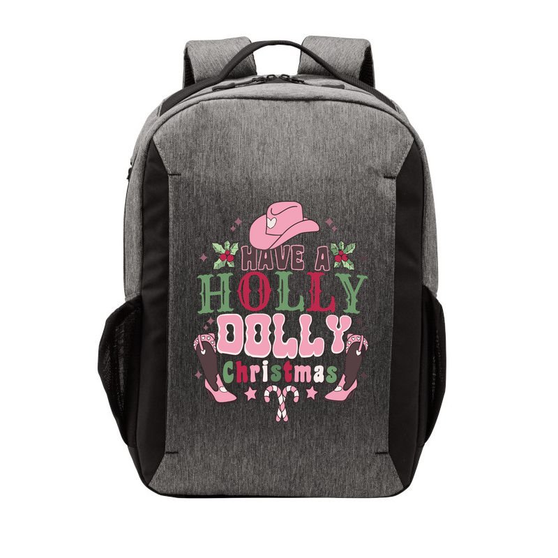 Holly Dolly Christmas Country Music Christmas Dolly Christmas Vector Backpack