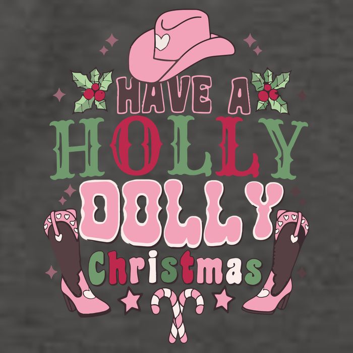 Holly Dolly Christmas Country Music Christmas Dolly Christmas Vector Backpack