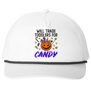 Halloween Day Care Teacher Will Trade For Candy Snapback Five-Panel Rope Hat