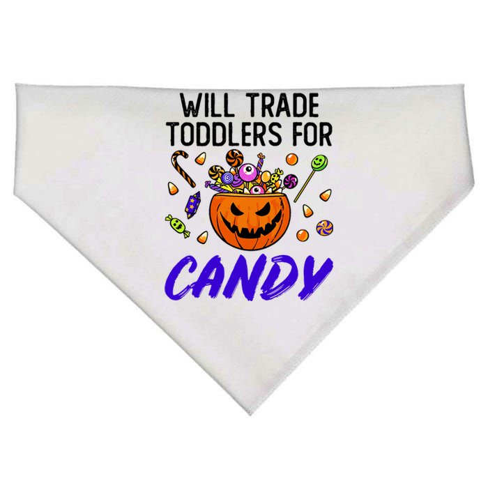 Halloween Day Care Teacher Will Trade For Candy USA-Made Doggie Bandana