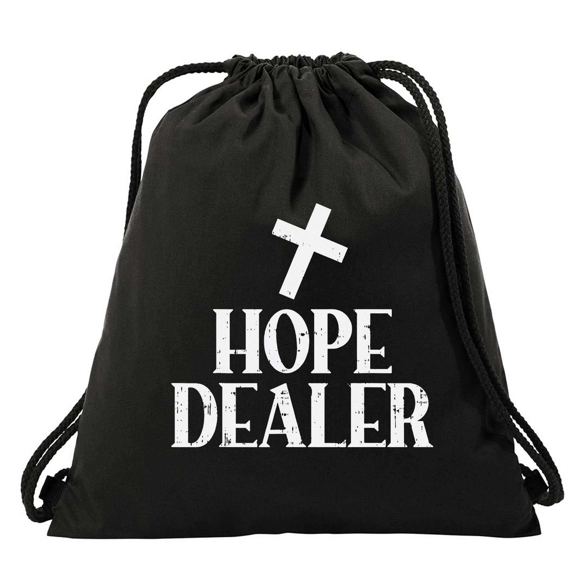 Hope Dealer Cross God Jesus Faith Religious Christian Gift Drawstring Bag
