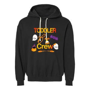 Halloween Daycare Cute Boo Crew Teacher Garment-Dyed Fleece Hoodie