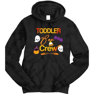 Halloween Daycare Cute Boo Crew Teacher Tie Dye Hoodie