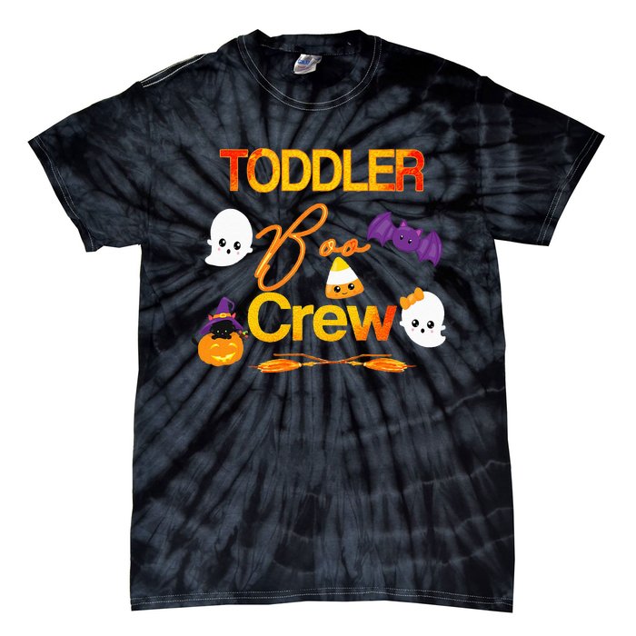 Halloween Daycare Cute Boo Crew Teacher Tie-Dye T-Shirt