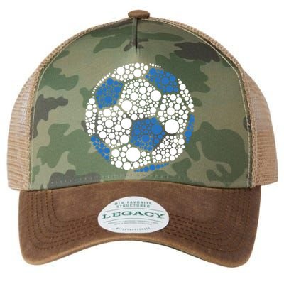 Happy Dot Day 2024 Polka Dot Soccer Ball Lover Legacy Tie Dye Trucker Hat