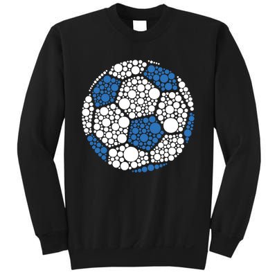 Happy Dot Day 2024 Polka Dot Soccer Ball Lover Sweatshirt