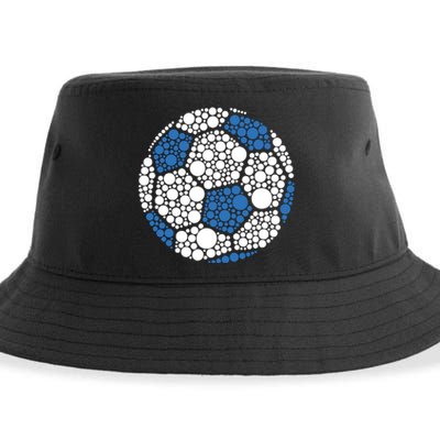 Happy Dot Day 2024 Polka Dot Soccer Ball Lover Sustainable Bucket Hat