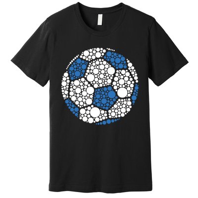 Happy Dot Day 2024 Polka Dot Soccer Ball Lover Premium T-Shirt