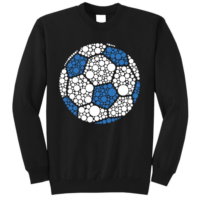 Happy Dot Day 2024 Polka Dot Soccer Ball Lover Tall Sweatshirt