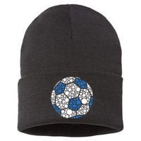 Happy Dot Day 2024 Polka Dot Soccer Ball Lover Sustainable Knit Beanie