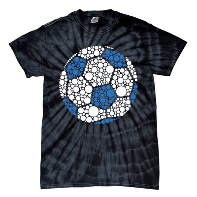 Happy Dot Day 2024 Polka Dot Soccer Ball Lover Tie-Dye T-Shirt