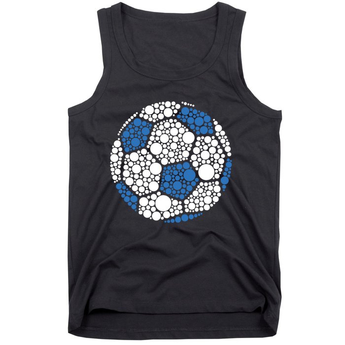 Happy Dot Day 2024 Polka Dot Soccer Ball Lover Tank Top