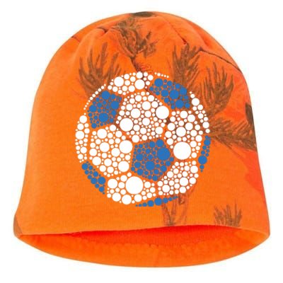 Happy Dot Day 2024 Polka Dot Soccer Ball Lover Kati - Camo Knit Beanie