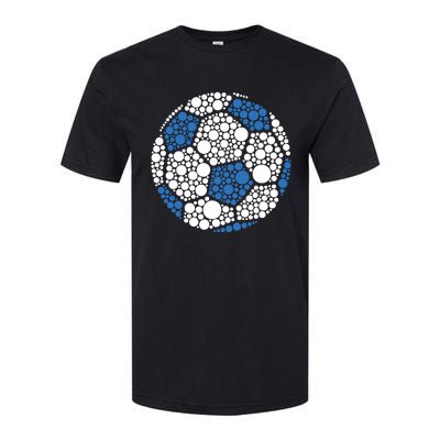 Happy Dot Day 2024 Polka Dot Soccer Ball Lover Softstyle® CVC T-Shirt