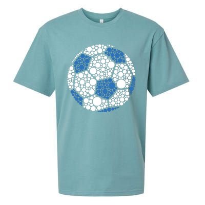 Happy Dot Day 2024 Polka Dot Soccer Ball Lover Sueded Cloud Jersey T-Shirt