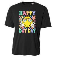 Happy Dot Day 2024 Smile Face Teacher Colorful Polka Dot Gift Cooling Performance Crew T-Shirt