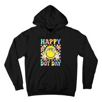 Happy Dot Day 2024 Smile Face Teacher Colorful Polka Dot Gift Hoodie