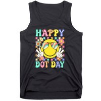 Happy Dot Day 2024 Smile Face Teacher Colorful Polka Dot Gift Tank Top