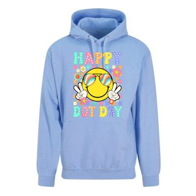 Happy Dot Day 2024 Smile Face Teacher Colorful Polka Dot Gift Unisex Surf Hoodie