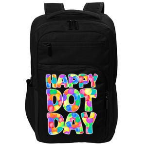 Happy Dot Day Colorful Fun Impact Tech Backpack