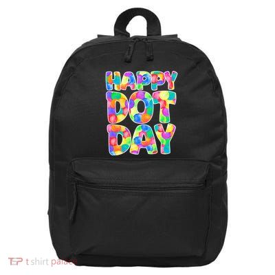 Happy Dot Day Colorful Fun 16 in Basic Backpack