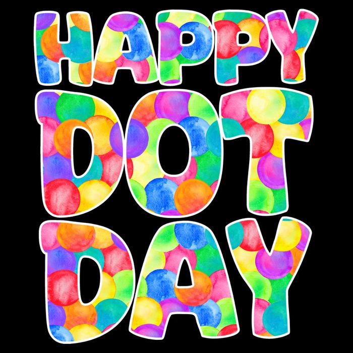 Happy Dot Day Colorful Fun 16 in Basic Backpack