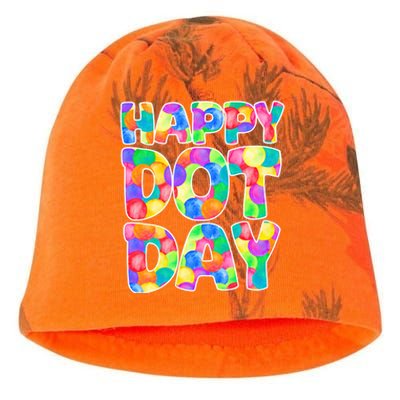 Happy Dot Day Colorful Fun Kati - Camo Knit Beanie