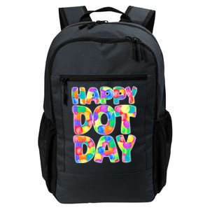 Happy Dot Day Colorful Fun Daily Commute Backpack