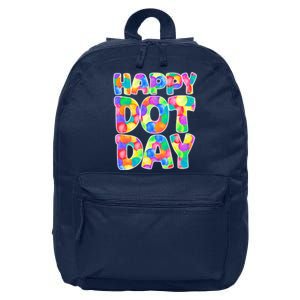 Happy Dot Day Colorful Fun 16 in Basic Backpack