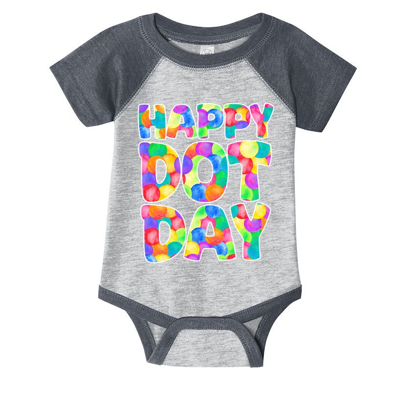 Happy Dot Day Colorful Fun Infant Baby Jersey Bodysuit