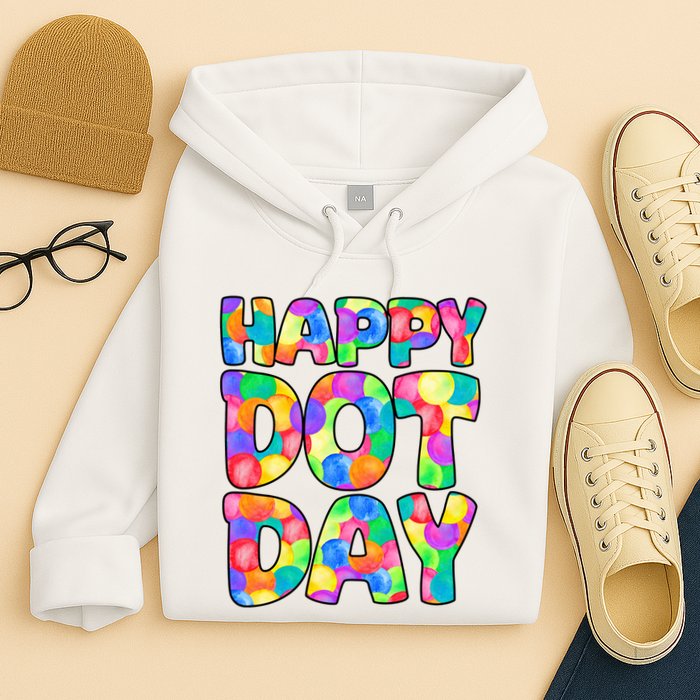 Happy Dot Day Colorful Fun Hoodie