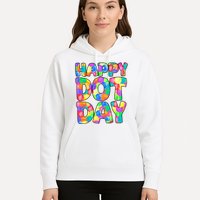 Happy Dot Day Colorful Fun Hoodie