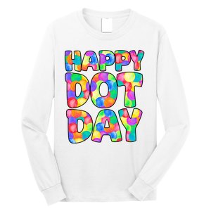 Happy Dot Day Colorful Fun Long Sleeve Shirt