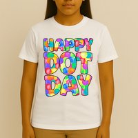 Happy Dot Day Colorful Fun T-Shirt