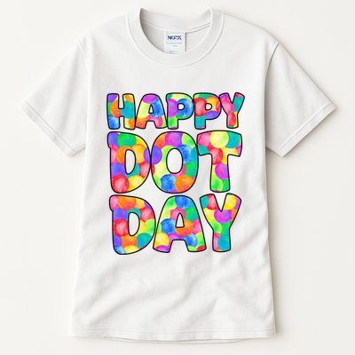 Happy Dot Day Colorful Fun Tall T-Shirt