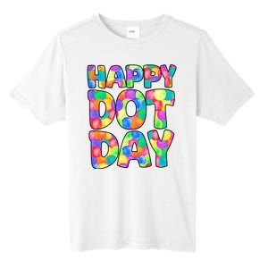 Happy Dot Day Colorful Fun Tall Fusion ChromaSoft Performance T-Shirt