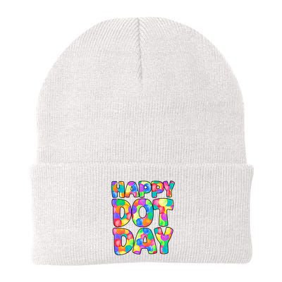 Happy Dot Day Colorful Fun Beanie