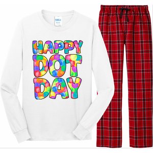 Happy Dot Day Colorful Fun Long Sleeve Pajama Set