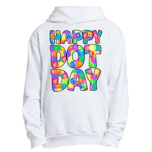 Happy Dot Day Colorful Fun Urban Pullover Hoodie