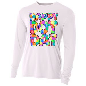 Happy Dot Day Colorful Fun Cooling Performance Long Sleeve Crew