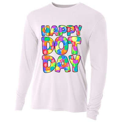 Happy Dot Day Colorful Fun Cooling Performance Long Sleeve Crew