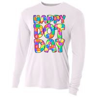 Happy Dot Day Colorful Fun Cooling Performance Long Sleeve Crew