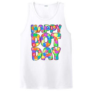 Happy Dot Day Colorful Fun PosiCharge Competitor Tank