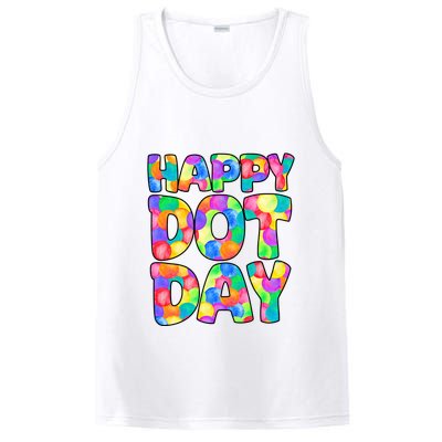 Happy Dot Day Colorful Fun PosiCharge Competitor Tank