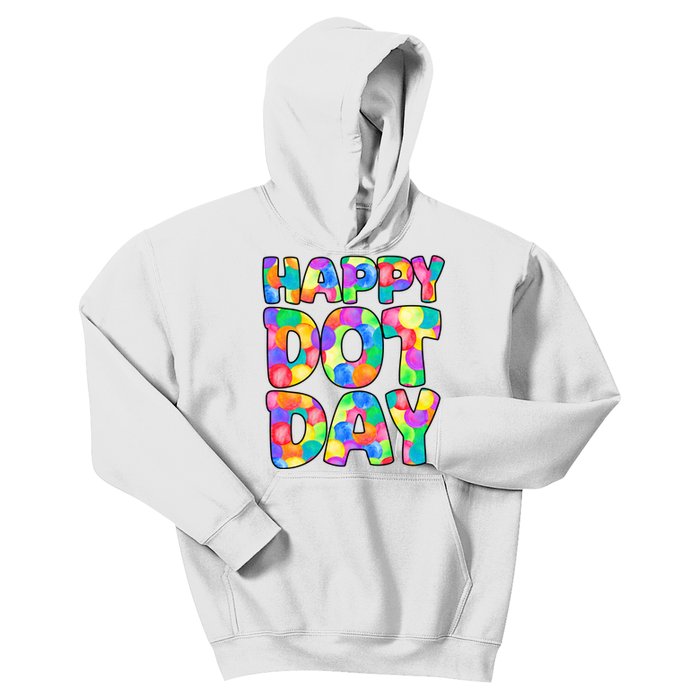 Happy Dot Day Colorful Fun Kids Hoodie