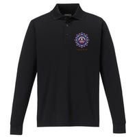 Happy Diwali Diya Oil Lamp Deepavali Festival of Lights Performance Long Sleeve Polo