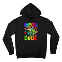 Homeschool Dude Dinosaur Back To School Hoodie