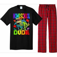 Homeschool Dude Dinosaur Back To School Pajama Set