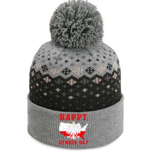 Happy Dyngus Day 2024 Polish Eagle Dyngus Day Polish American Polska White Eagle The Baniff Cuffed Pom Beanie